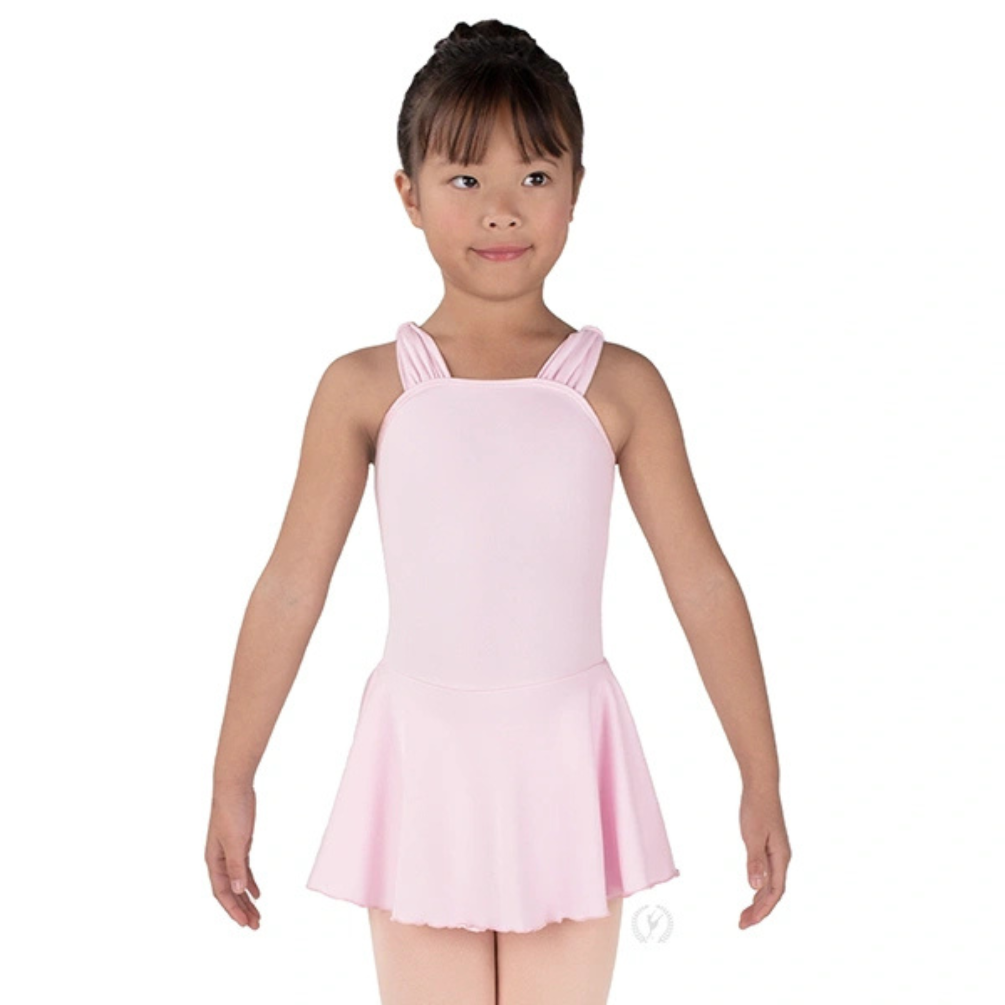 Girls Wide Strap Bow Tank Dress – all about DANCEWEAR