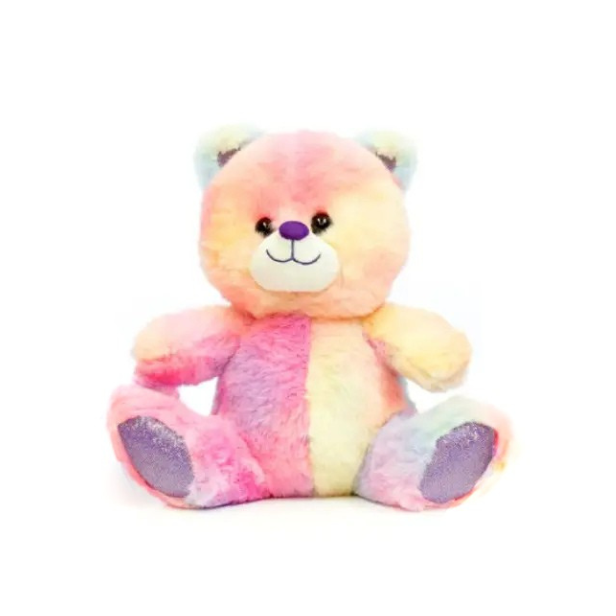 Rainbow bear plushie gift