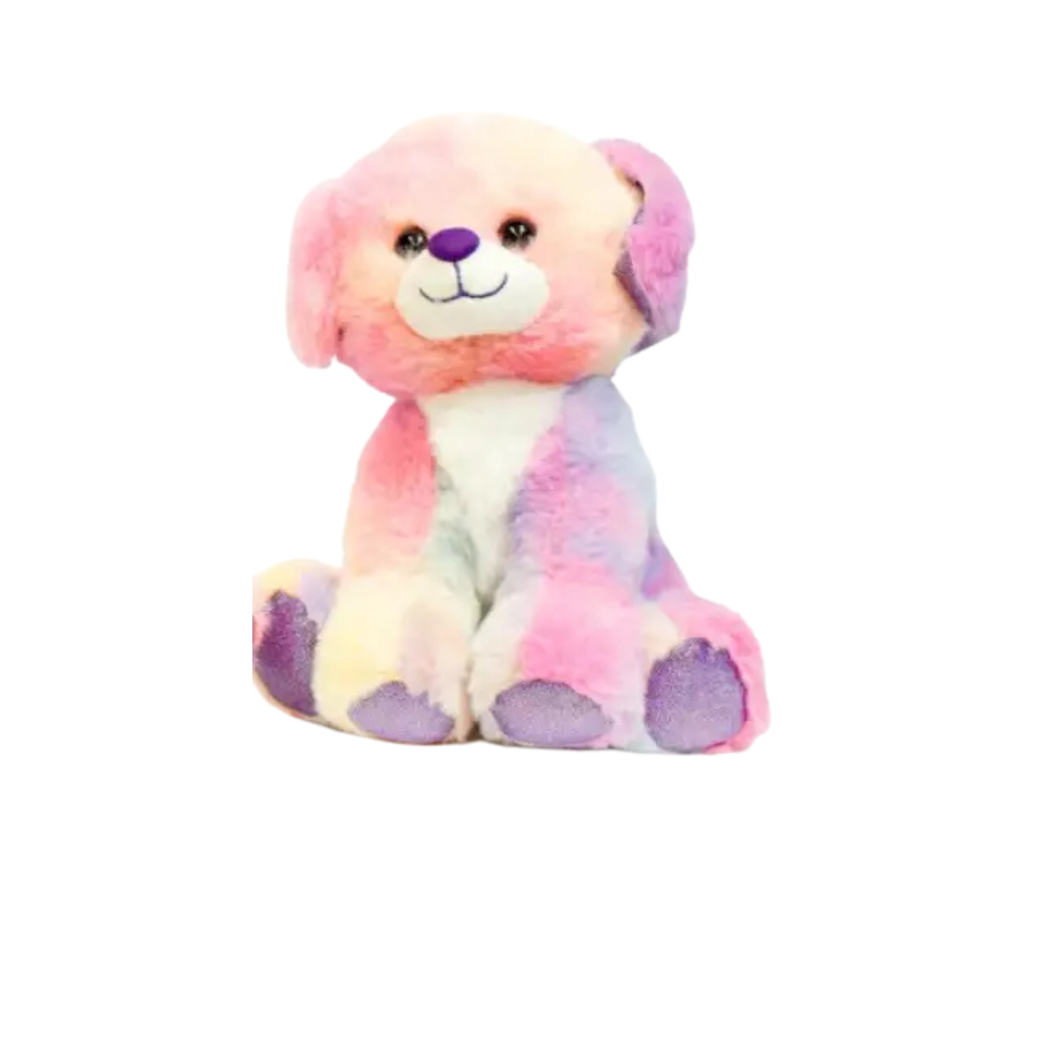 Rainbow dog plushie gift