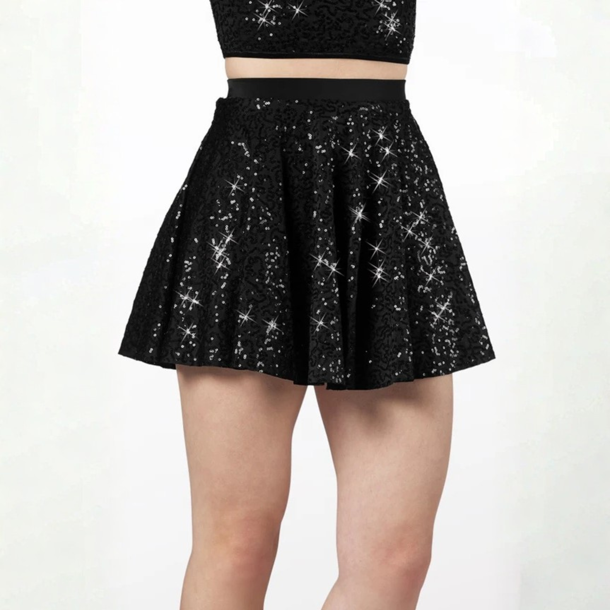 Balera S12431 Adult Sequin Skater Skirt