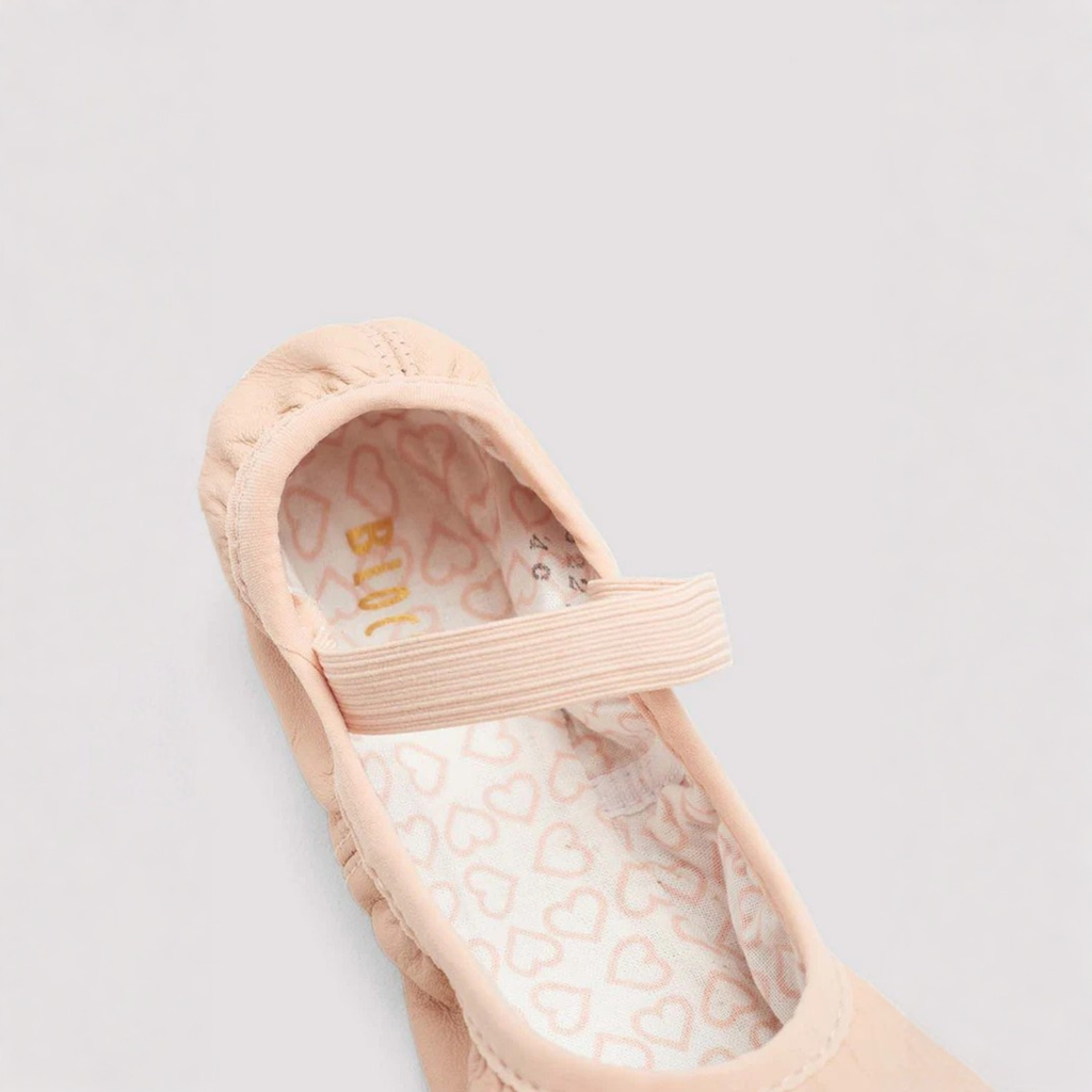 Bloch LadiesS0227L Belle Leather Ballet Shoes Inside View (one strap)