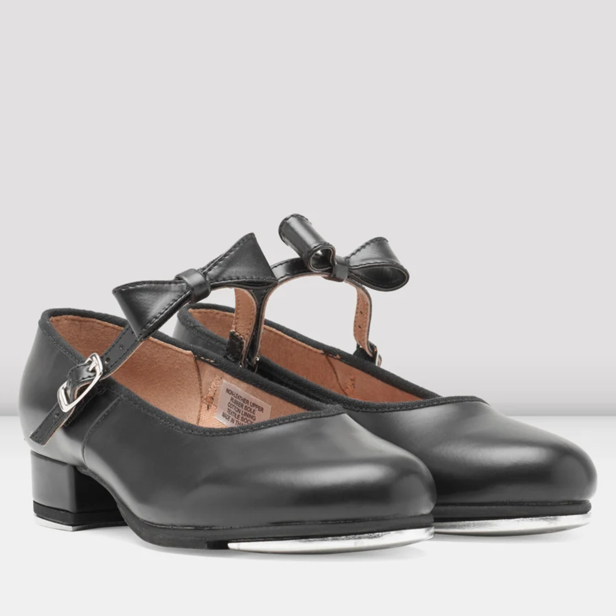 Bloch S0352L Ladies Merry Jane Tap Shoes Black. Has removable bow.