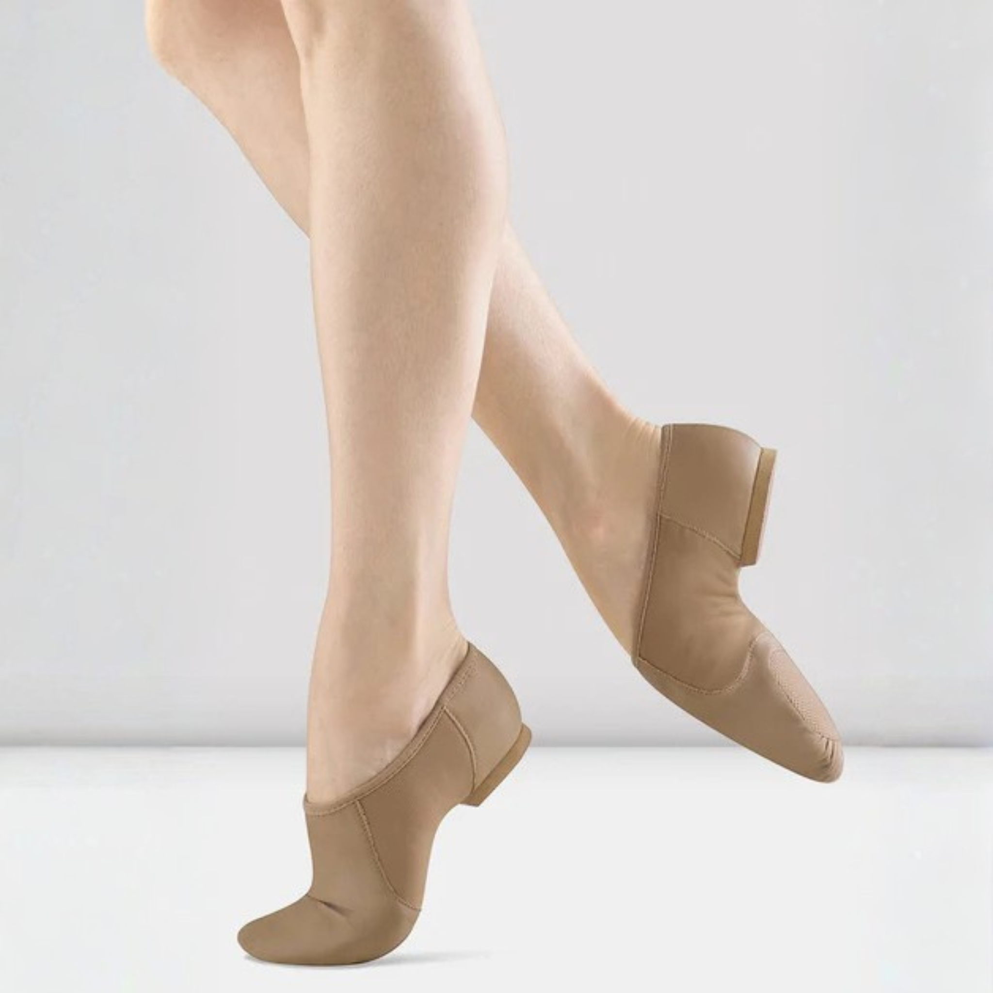 Ladies Neo-Flex Slip On Leather Jazz Shoes