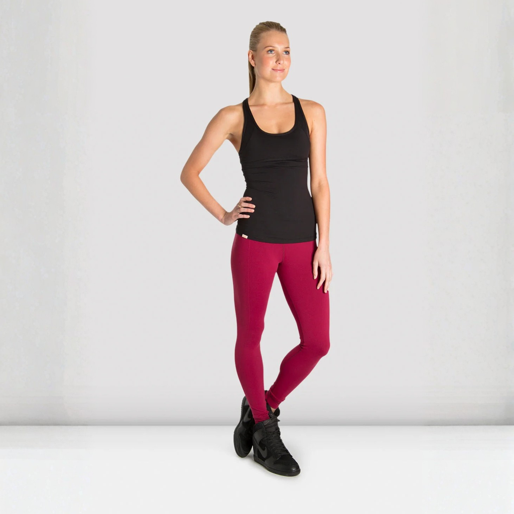 Bloch ZCO112 Adult Black Cross Back Tank Top