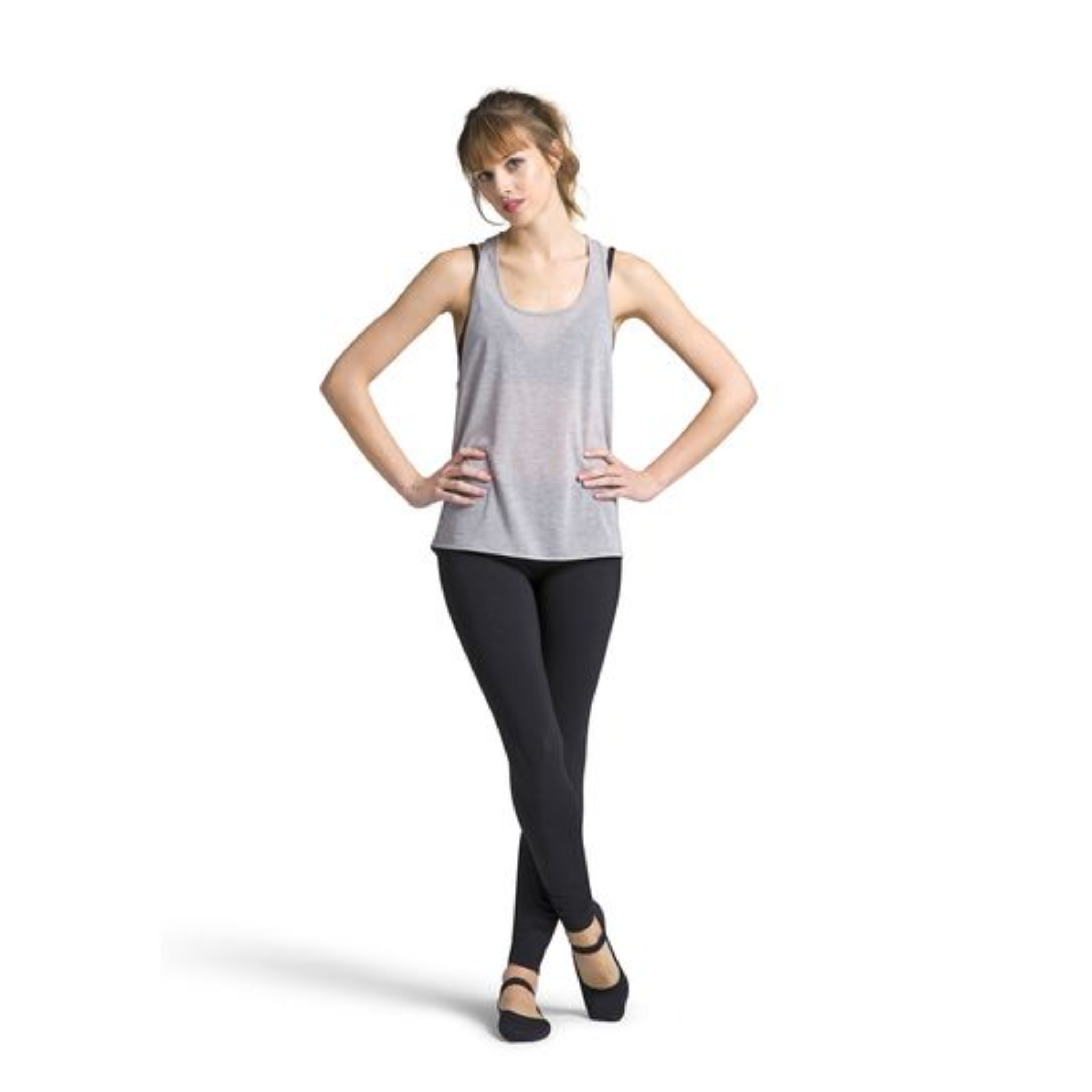 Bloch ZCO1697 Adult Action Loose Fit Tank Top front. 