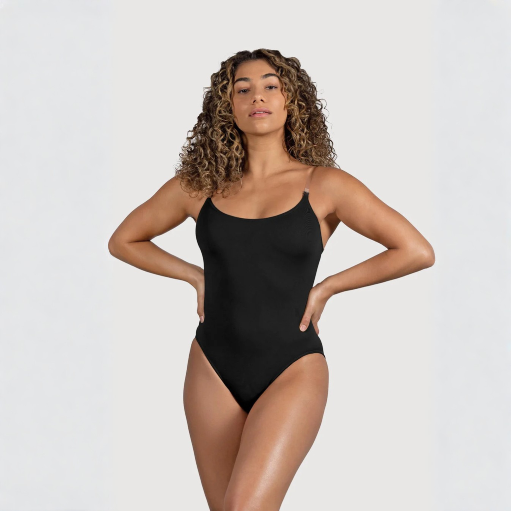 Bloch B3367 Adult Estrella Adjustable Strap Bodysuit Front