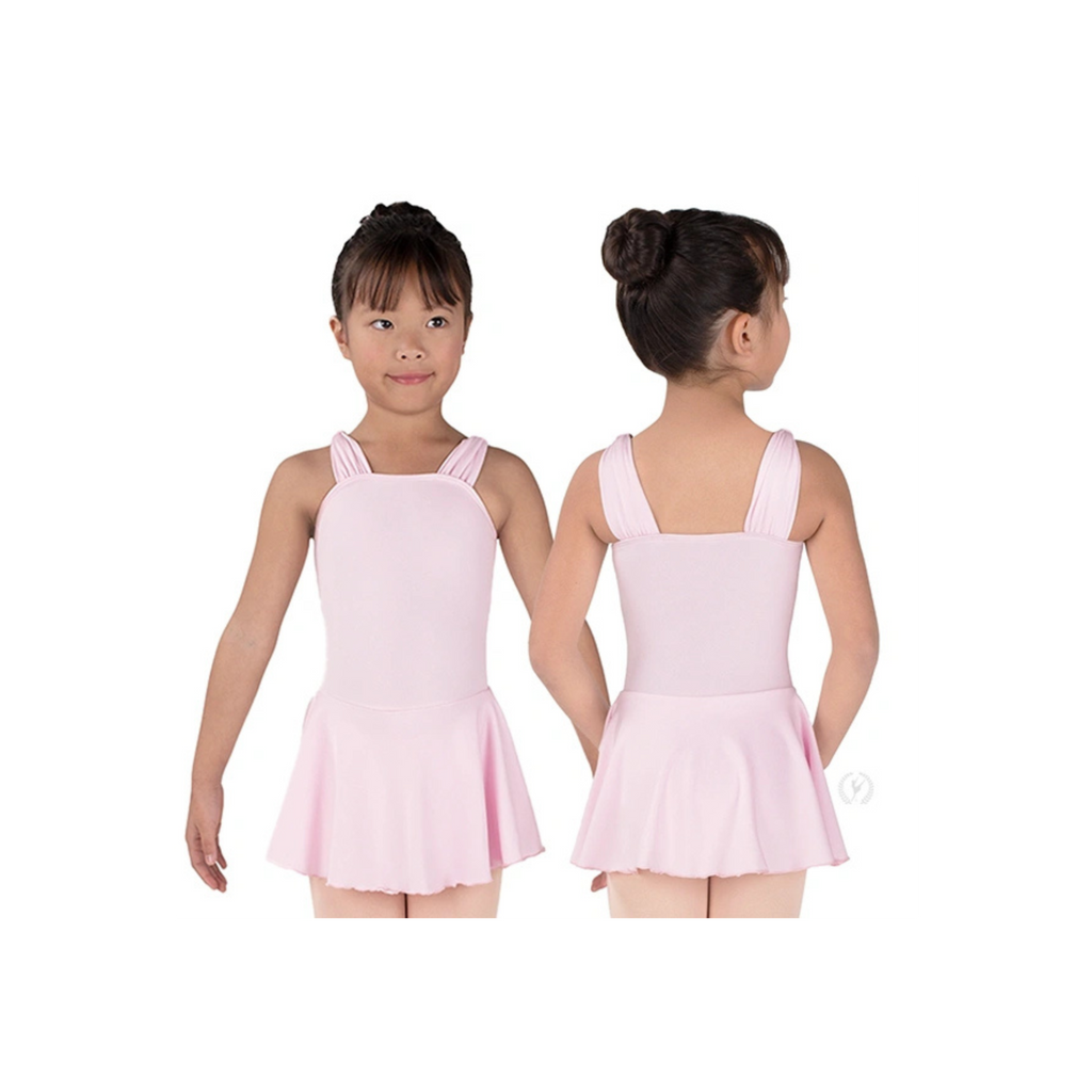 Girls/child pink/black/blue/purple bow tank dance dress